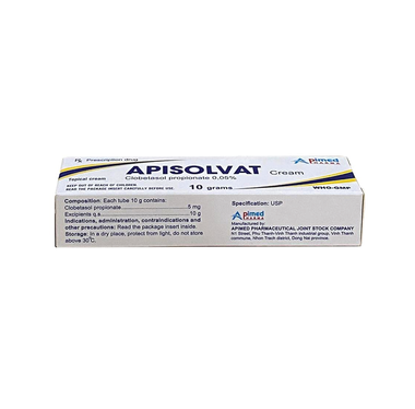 Thuốc bôi Apisolvat điều trị vẩy nến, viêm da, chàm, eczema ( tuyp10g)