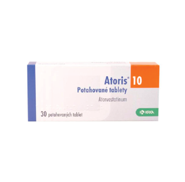 Thuốc Atoris 10mg điều trị mỡ máu nguyên phát (3 vỉ x 10 viên)