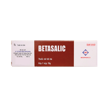 Thuốc mỡ Betasalic Medipharco điều trị các bệnh viêm da (15g)