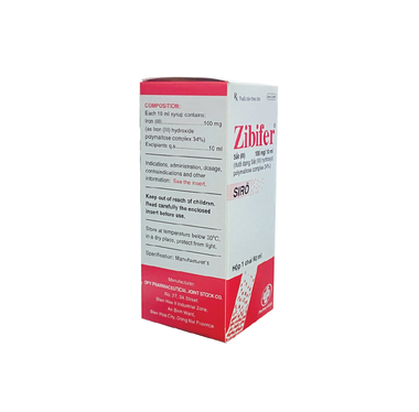 Thuốc Zibifer dự phòng và điều trị thiếu máu do thiếu sắt ( 60 ml)