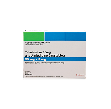 Thuốc Telmisartan 80mg and Amlodipine 5mg điều trị tăng huyết áp (2 vỉ 14 viên)