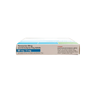 Thuốc Telmisartan 80mg and Amlodipine 5mg điều trị tăng huyết áp (2 vỉ 14 viên)