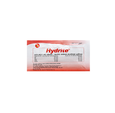 Bột bù muối nước bằng đường uống Hydrite điều trị mất nước do tiêu chảy (30 gói x 4.1g)