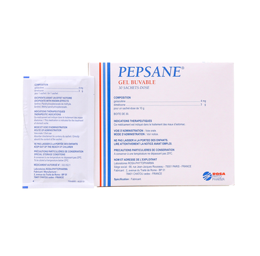 Gel uống Pepsane Rosa Phyto Pharma điều trị triệu chứng đau dạ dày