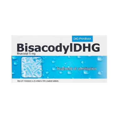 Thuốc Bisacodyl DHG điều trị táo bón, thải sạch ruột