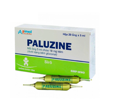 Thuốc Paluzine Điều Trị Tiêu Chảy Kéo Dài (Hộp 20 Ống X 5ml)