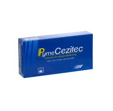 Thuốc PymeCezitec 5mg điều trị viêm mũi dị ứng, mề đay