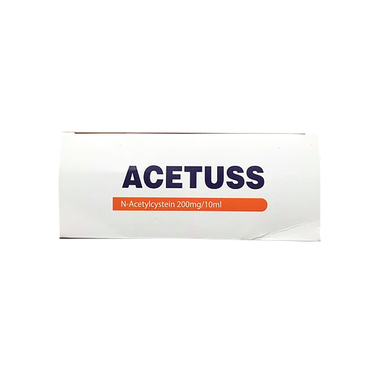 Dung dịch uống Acetuss 200mg / 10ml  làm loãng chất nhầy (20 ống x 10ml)