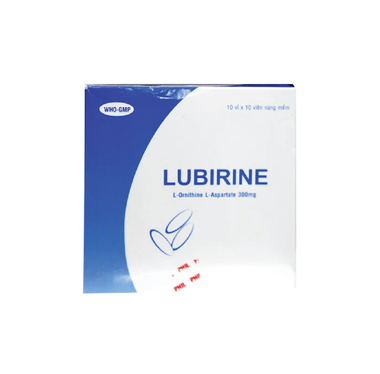 Thuốc Lubirine điều trị bệnh tăng amoni huyết, xơ gan (10 vỉ x 10 viên)