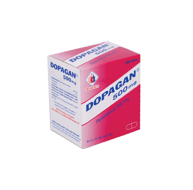 Thuốc Dopagan 500mg giảm đau và hạ sốt (20 vỉ x 10 viên)