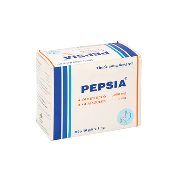 Gel uống Pepsia trị chứng đầy hơi, ợ nóng (30 gói x 10g)