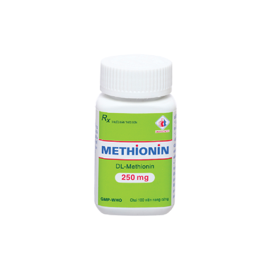 Thuốc Methionin 250mg Domesco điều trị quá liều paracetamol (100 viên)