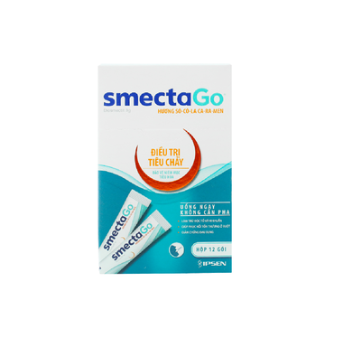 Thuốc Smecta Go điều trị tiêu chảy cấp (12 gói x 10g)