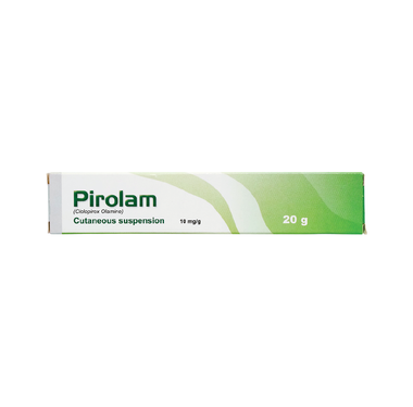 Hỗn dịch dùng ngoài Pirolam 10mg/g trị nấm da, móng tuýp (20g)