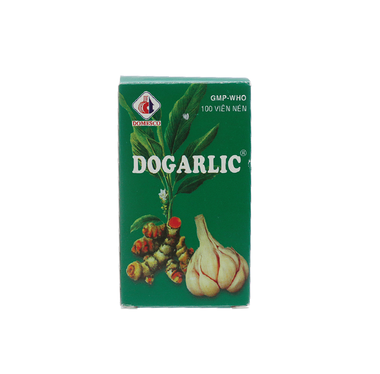 Thuốc Dogarlic điều trị tăng lipid máu, phòng ngừa xơ vữa động mạch (100 viên)