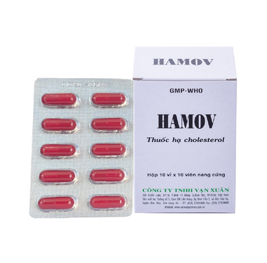 Thuốc Hamov Vạn Xuân hỗ trợ điều trị chứng tăng mỡ máu