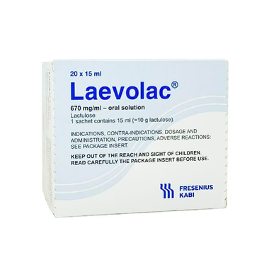 Thuốc Laevolac 670 mg/ml điều trị táo bón (20 gói x 15ml)