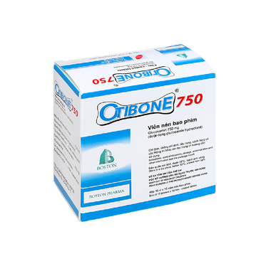 Thuốc Otibone 750 Boston giảm triệu chứng thoái hóa khớp gối (10 vỉ x 10 viên)