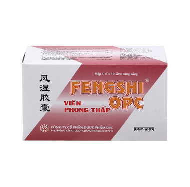 Thuốc Fengshi OPC Điều Trị Các Chứng Đau Dây Thần Kinh Liên Sườn, Đau Vai (Hộp 5 Vỉ X 10 Viên)