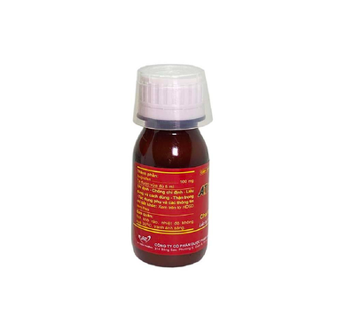 Hỗn dịch uống A.T Ibuprofen Syrup 100mg An Thiên giảm đau, kháng viêm (60ml)