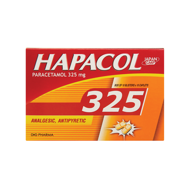 Thuốc Hapacol 325 giảm đau, hạ sốt (10 vỉ x 10 viên)