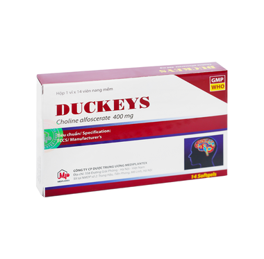 Thuốc Duckeys Mediplantex hỗ trợ điều trị triệu chứng bệnh azheimer (1 vỉ x 14 viên)