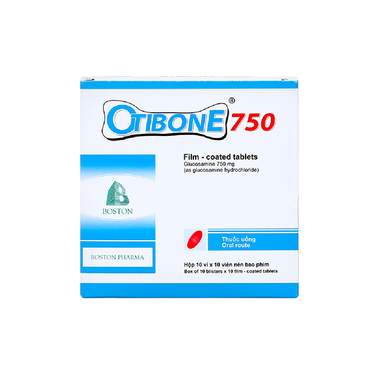 Thuốc Otibone 750 Boston giảm triệu chứng thoái hóa khớp gối (10 vỉ x 10 viên)