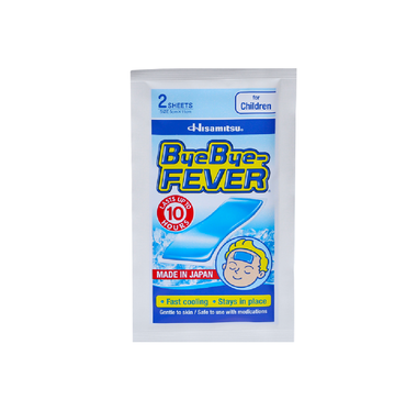 Miếng dán giảm sốt, hạ nhiệt nhanh Bye Bye Fever Hisamitsu kéo dài đến 10 giờ (8 gói x 2 miếng)