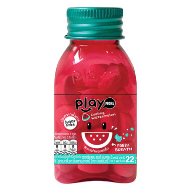 Kẹo The Vị Dưa Hấu Playmore Hũ 22G