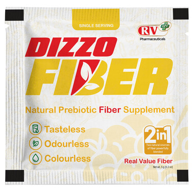 Thực phẩm bảo vệ sức khoẻ Dizzo Fiber hỗ trợ giảm tình trạng táo bón (Hộp 30 gói x 5g)