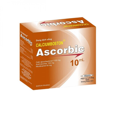 Dung dịch uống Calciumboston Ascorbic 10ml