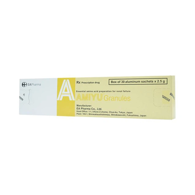 Thuốc Amiyu Granules 2.5g hỗ trợ điều trị suy thận mạn tính (2,5g x 30 gói)