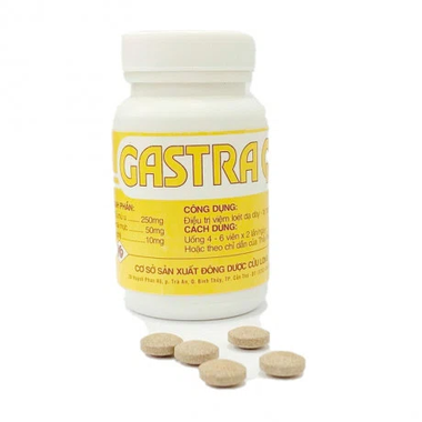 Thuốc điều trị viêm loét dạ dày - tá tràng Gastra QK9 (chai 100 viên)