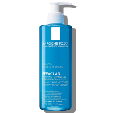 Gel rửa mặt cho da dầu nhạy cảm La Roche-Posay Effaclar Purifying Foaming chai 400ml