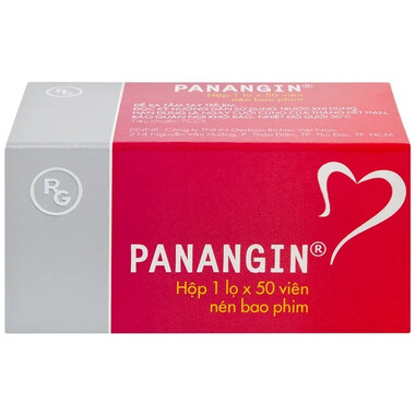 Thuốc Panangin điều trị suy tim,loạn nhịp (50 viên)