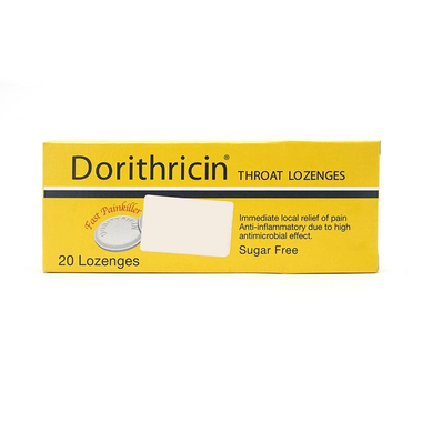 Viên ngậm Dorithricin trị viêm họng, đau họng (2 vỉ x 10 viên)