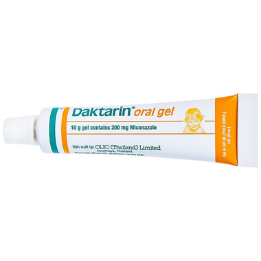 Thuốc Daktarin diều trị nhiễm nấm ở khoang miệng hầu và đường tiêu hóa (10g)