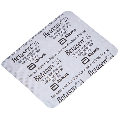 Thuốc Betaserc 24mg Abbott điều trị rối loạn tiền đình, chóng mặt (50 viên)