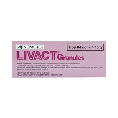 Thuốc Livact cải thiện tình trạng giảm albumin máu (84 gói x 4.15g)