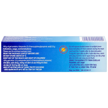 Thuốc Fastum Gel giảm đau, kháng viêm xương khớp (30g)
