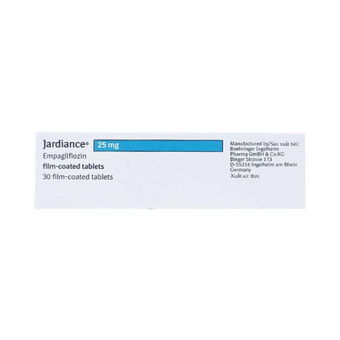 Thuốc Jardiance 25mg điều trị đái tháo đường tuýp 2 (3 vỉ x 10 viên)
