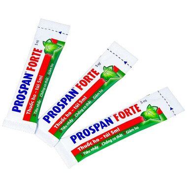 Thuốc Prospan Forte dạng gói trị viêm đường hô hấp kèm theo ho, viêm phế quản mạn tính (21 túi)