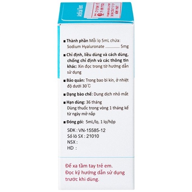 Thuốc nhỏ mắt Hameron giảm khô mắt (5ml)