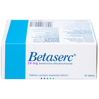 Thuốc Betaserc 24mg Abbott điều trị rối loạn tiền đình, chóng mặt (50 viên)
