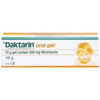 Thuốc Daktarin diều trị nhiễm nấm ở khoang miệng hầu và đường tiêu hóa (10g)