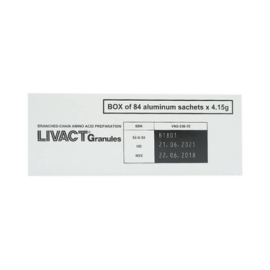 Thuốc Livact cải thiện tình trạng giảm albumin máu (84 gói x 4.15g)