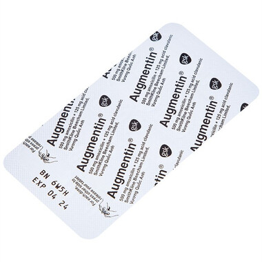 Thuốc Augmentin 625mg GSK điều trị một số trường hợp nhiễm khuẩn (2 vỉ x 7 viên)