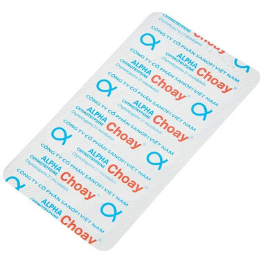 Thuốc Alpha Choay Chymotrypsine 21µkatals điều trị phù nề và kháng viêm (2 vỉ x 15 viên)