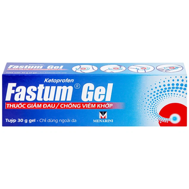 Thuốc Fastum Gel giảm đau, kháng viêm xương khớp (30g)