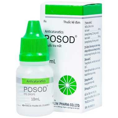 Thuốc nhỏ mắt Posod điều trị đục, xuất huyết pha lê (10ml)